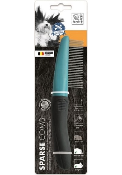 M-Pets 10105499 Sparse Comb Köpek Tarağı 22 CM Mavi