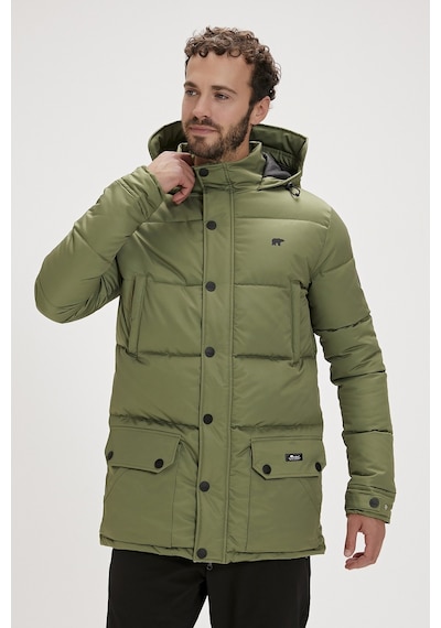 Bad Bear Colonel Puffer Thyme Yeşil Erkek Kapüşonlu Mont-soluk Yeşil