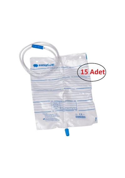 Musluklu Steril Idrar Torbası 2000 Ml 15'li Paket