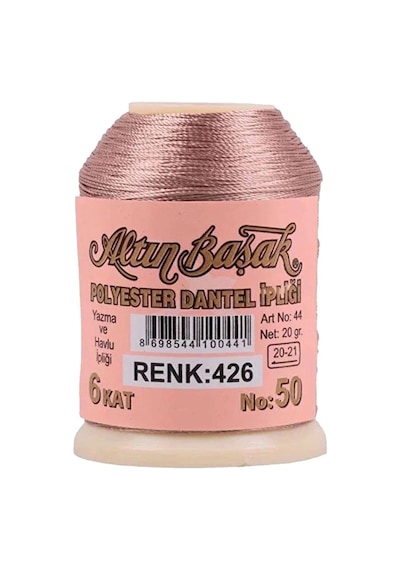 Hubrendy Tedarik Altınbaşak Oya Ve Dantel İpi 20 Gr - Royaleks - No: 426