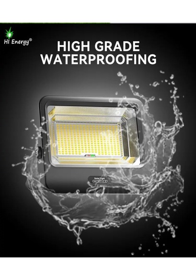 100w Solar Led Projektör Bahçe Aydınlatması Güneş Enerjili, Kumandalı