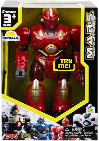 M.a.r.s. Sesli Ve Işıklı Yürüyen Robot 18 Cm.