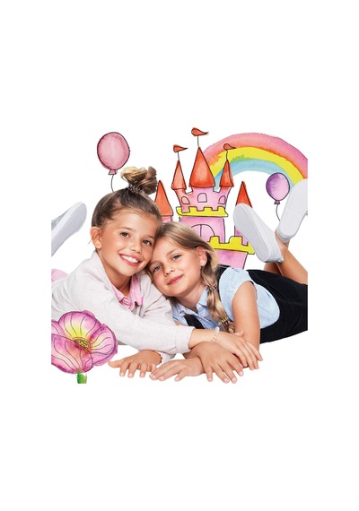 Xmlbayiciniz Kids Magic Rainbow Askılı Paket Çocuk Saç Tokası Çok Renkli