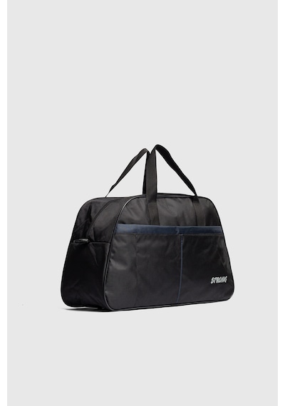 Strong Bag Büyük Boy Spor Seyahat Çantası Antrenman Gym Fitness Çantası Valiz El Çantası Siyah Siyah