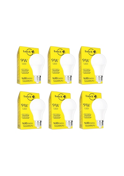 Lorex Lr-la9 6 Adet Led Ampul , 9w