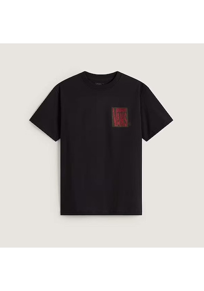 Vans Stretch Stack Crackle Erkek Tişört C-van000sweblkblk Siyah
