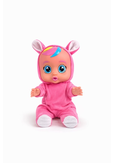 Ağlayan Ve Konuşan Et Bebek 20 Cm Su İçen Bebek Oyuncağı 3+ Yaş Açık Pembe
