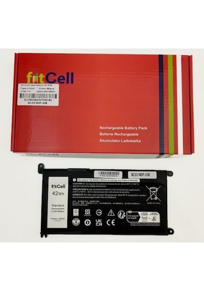 Fitcell Dell Uyumlu  İnspiron 5583 , Vm732 0vm732 , 1vx1h 01vx1h , İnspiron 15 7586-2379 Notebook Bataryası