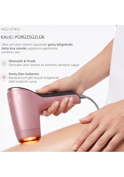ROBX A05 Ipl 3 Milyon Atım Akıllı Cilt Tanıma Ultra Seri Atım 3 Başlıklı Lazer Epilasyon Cihazı