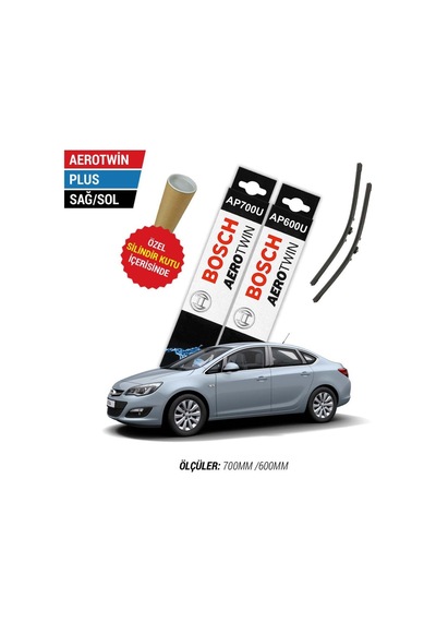 Opel Astra J 2020 Model Silecek Takımı Ön Bosch Aerotwin Plus