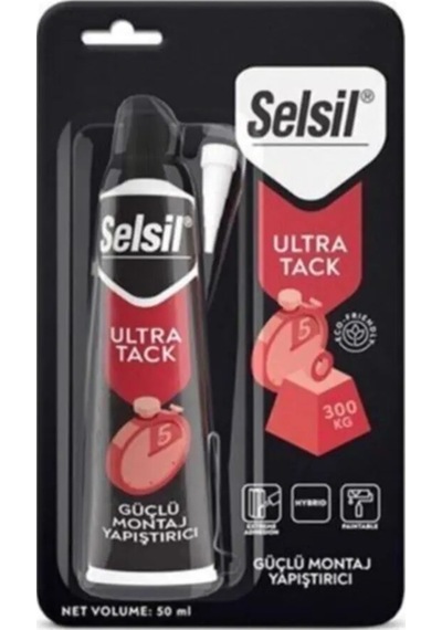 Mastik Ultra Tack Hibrid Beyaz Tüp 3104 60 Ml Selsil