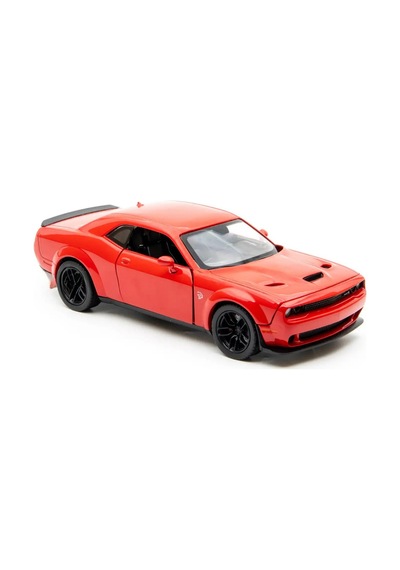 Motor Max 1:24 Ölçek 2018 Dodge Challenger Srt Hellcat Widebody Diecast Model Araba - Kırmızı Çok Renkli