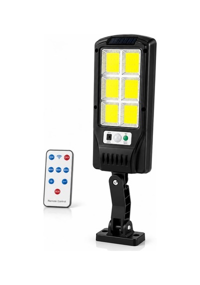 Güneş Enerjili Solar Led Bahçe Lambası, Kumandalı Hareket Sensörlü 3 Modlu Ip65 Dış Mekan Duvar Aydınlatma, Ayarlanabilir Solar Aplik, Balkon Teras Garaj Diğer