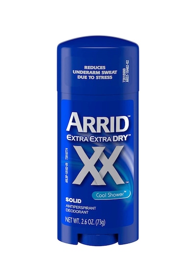 Arrid XX Extra Extra Dry Solid Cool Shower Stick Deodorant 73 G