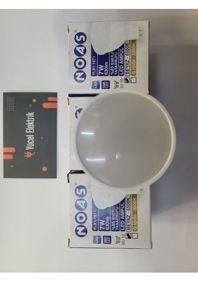 Noas 7 Watt Mr16 G5.3 Led Beyaz Işık Çanak Ampul 10 Adet