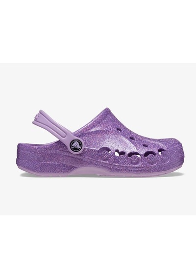 Crocs Baya Glitter Clog K Simli Kız Çocuk Terlik 207015 207015 5pr 5pr Mor