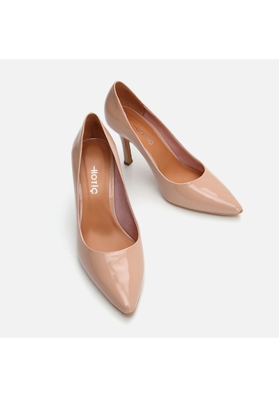 Hotiç Hakiki Deri Naturel Kadın Stiletto 01ayh283160a330 Ten Rengi