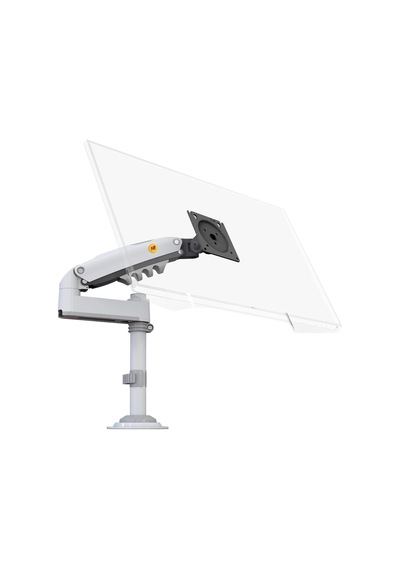 Lexroo North Bayou Nb H100 Ergonomic 17"-32" Amortisörlü 2-9 Kg Monitör Standı Beyaz