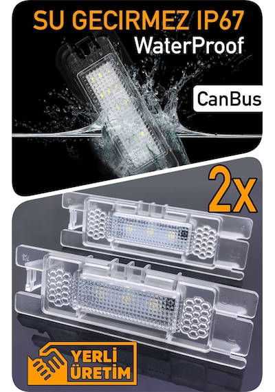 Opel Corsa C D E Canbus Led Plaka Aydınlatma Ledi Lambası