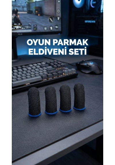 Ayarlanabilir Oyuncu Parmak Eldiveni Hassas Kontrol Ve Konfor Sunar
