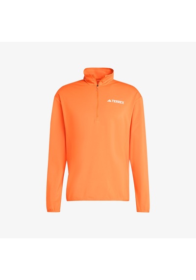 Adidas Terrex Multi Climawarm Half Zip Tech Üst Erkek Turuncu Yürüyüş Polar Jm0144