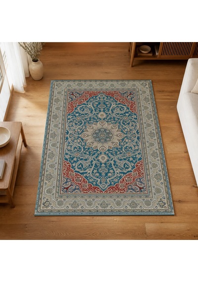 Kartela Halı Elya Halı Jüt Taban Dokuma Halı - 100 X 150 Cm Çok Renkli