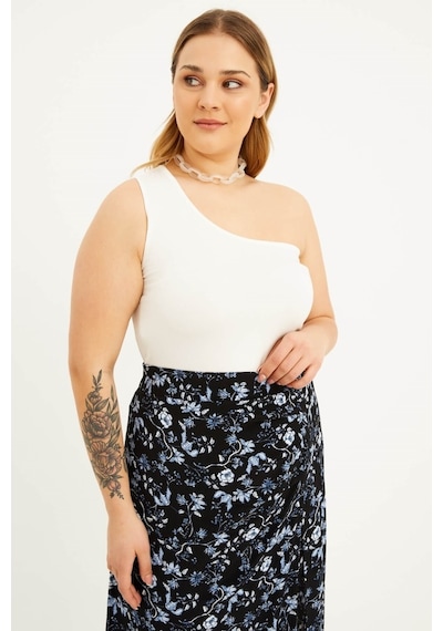Myline Tek Omuz Crop Top (543781176)