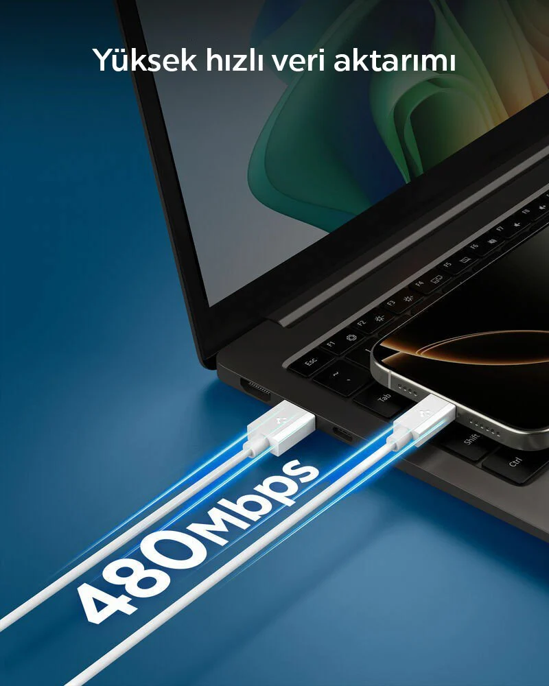 Spigen Usb-a To Usb-c 1 Metre Kablo 60w Güç / Hızlı Şarj / 480 Mbps Data Aktarım Hızı Type-c Ekstra Dayanıklı White 1m Cable Spigen Usb-a To Usb-c 1 Metre Kablo 60w Güç / Hızlı Şarj / 480 Mbps Data Aktarım Hızı Type-c Ekstra Dayanıklı White 1m Cable