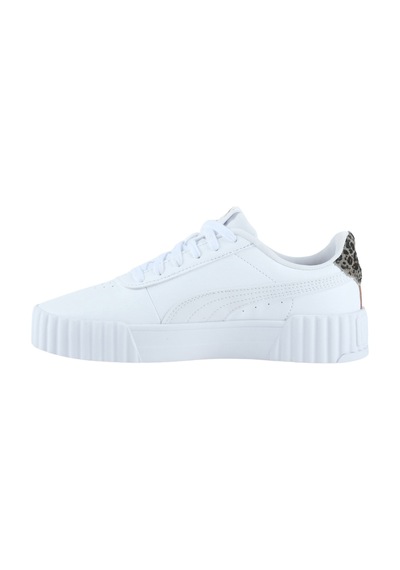 Puma Carina 3.0 Animal Flair Kadın Beyaz Spor Ayakkabı 402642-01 Beyaz