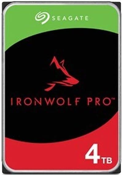 Seagate Ironwolf Pro 4 Tb 7200rpm 256mb Sata3 550tb/y Rv Nas St4000nt001