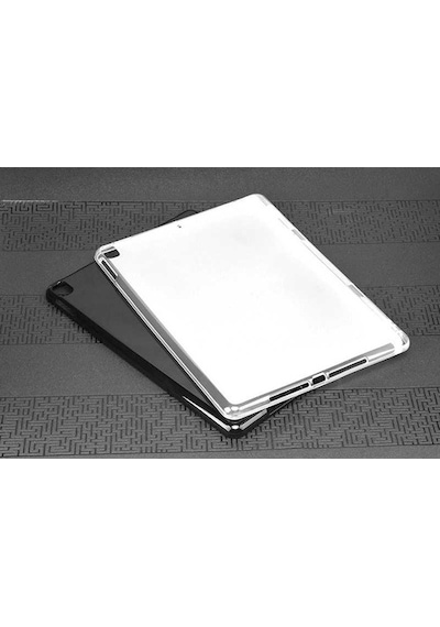 Apple Uyumlu iPad 10.2 2021 (9.Nesil) Kalem Bölmeli Tablet Silikon (548232333)