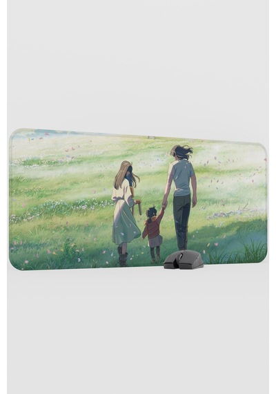 Suzume Anime V2 - 90x40 Xxl Gaming Kauçuk Kaymaz Taban Mouse Pad Fare Altlığı