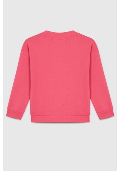 United Colors Of Benetton Kız Çocuk Bnt-g23334 Sweatshirt Pembe-1915 Pembe