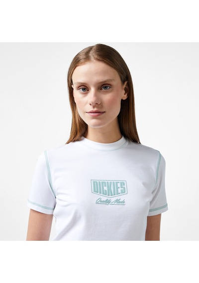 Dıckıes Dickies Philipsburg Slim Kadın Beyaz T-shirt