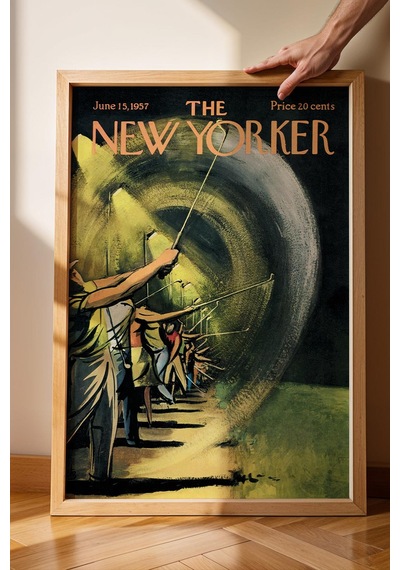 The New Yorker Çerçeveli Tablo June 15 1957