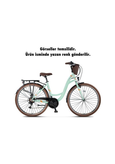 Ümit 2815 Valencia Lady V Fren Kadın Şehir Bisikleti 28 Jant 21 Vites Antrasit Gri