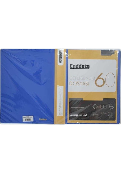 Enddata Ön Cepli Sunum Dosyası 60'lı Mavi 1260-1
