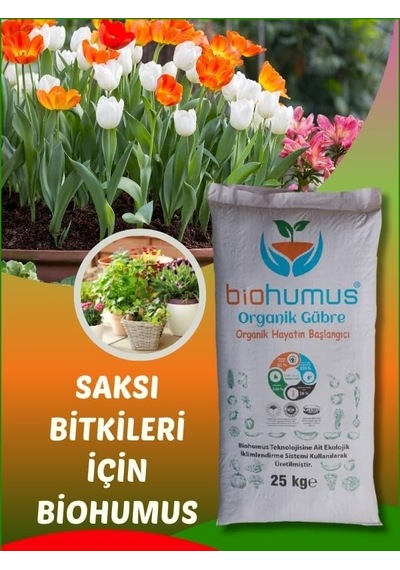 Saksı Bitkileri Ve Çiçek İçin, Organik Gübre, Organik Sertifikalı, Kök Geliştirici, Toprak Düzenleyici, Bitki B 0,250