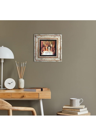 Pinecone Stone Louis Wain Kediler Taş Duvar Tablosu - Çerçeveli Taş Tablo - Dekoratif Duvar Sanatı - Modern Ev Ve O Diğer