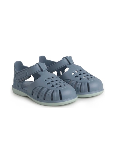 Igor Tobby Solid Bicolor Çocuk Sandalet - Okyanus Bb355-225 Açık Mavi