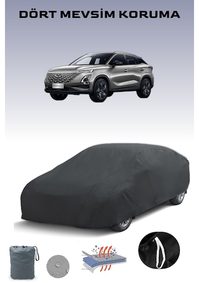 Siyah, Chery Omoda 5 Pro, Araba Brandası, Oto Örtüsü, Araba Çadırı Siyah