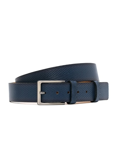 Lacivert Erkek Gr-040-138 Grande Klasik Kemer Genişlik 4 Cm