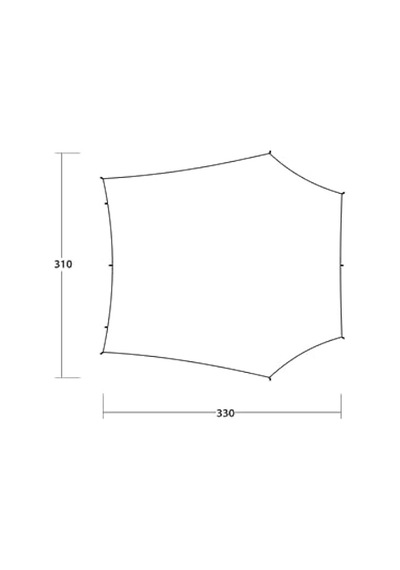 Outwell Canopy Tarp M Geniş Hacimli Tarp & Gölgelik Çok Renkli