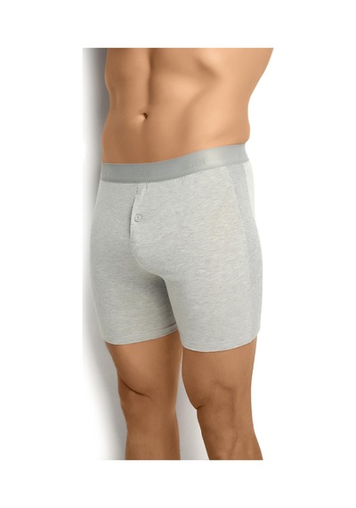 Jiber Erkek Gri Pamuklu Likralı Boxer 125