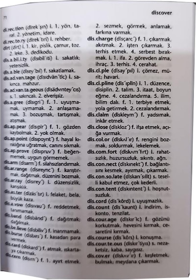 Redhouse İngilizce Türkçe El Sözlüğü Mor 544 Sayfa 1 Adet 30.000 Kelime Hazneli Red House İngilizce Sözlük El Boy Cep