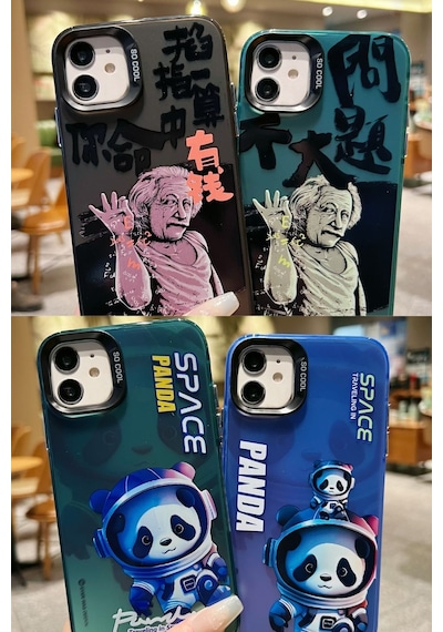 Apple Uyumlu iPhone Akfa 13 Pro Max Wonderland Serisi Animasyon Karakteri Tasarımlı Sert Silikon Telefon Kılıfı Dirty Cat
