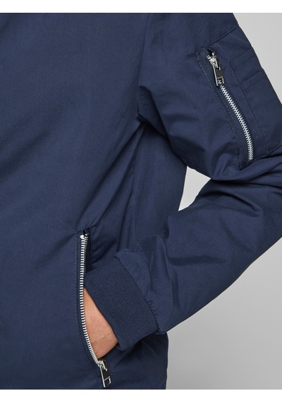 Jack & Jones Erkek Fermuarlı Bomber Ceket - 12165203 Navy Blazer