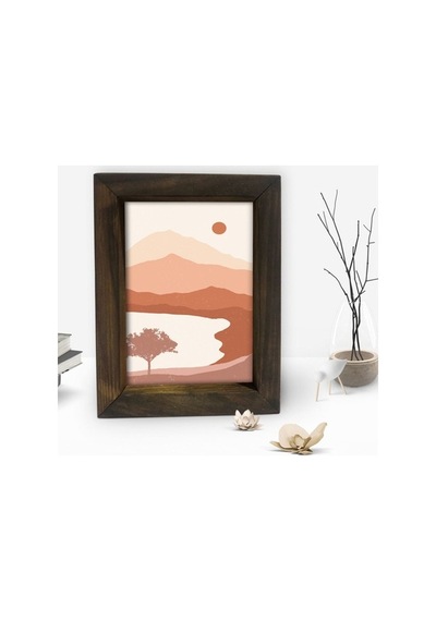 Bk Gift Dekoratif Doğal Masif Ahşap Çerçeve 15X20Cm-82