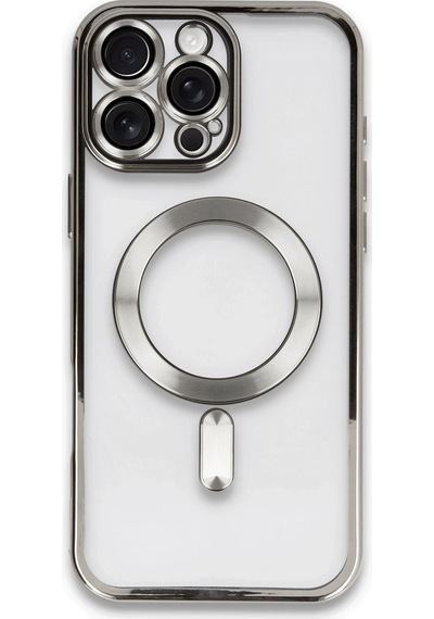 Mey İthalat Apple Uyumlu iPhone 16 Pro Max Kılıf Kross Magneticsafe Kapak - Titan Gri