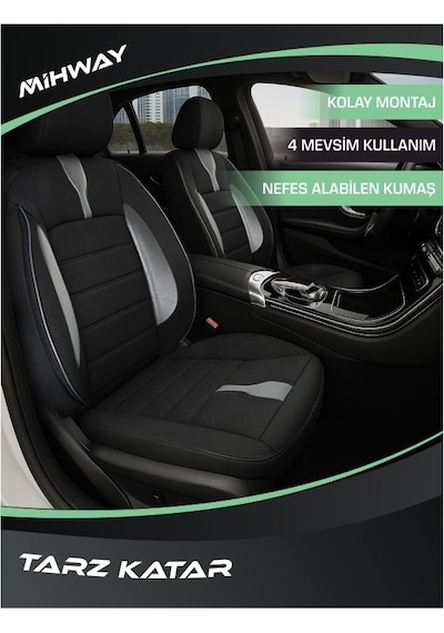 Orqide Betelgeuse Gri Serisi Kia Rio Oto Kılıfı
